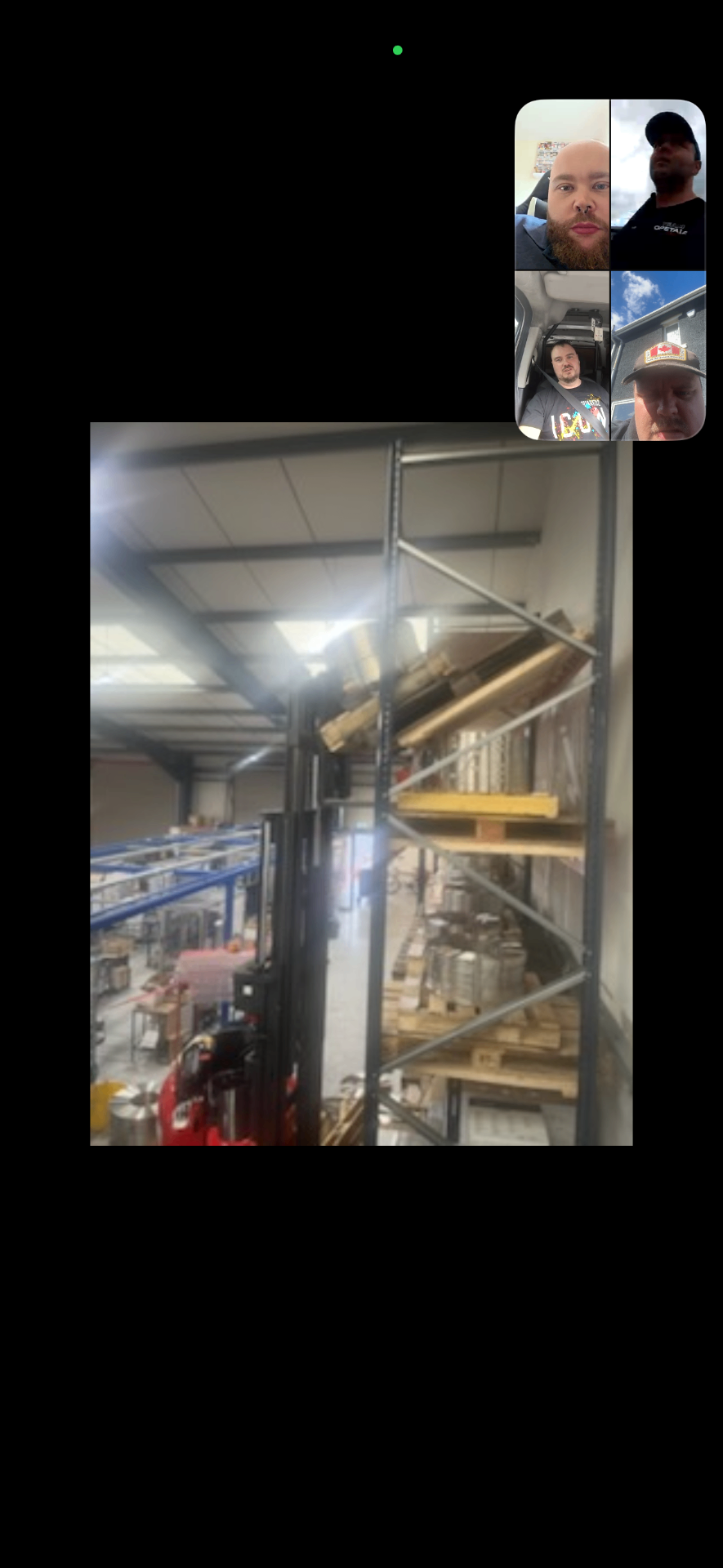 Emergency Racking Repairs UK - engineer inspecting damaged upright frame live call-out | UM Storage Systems